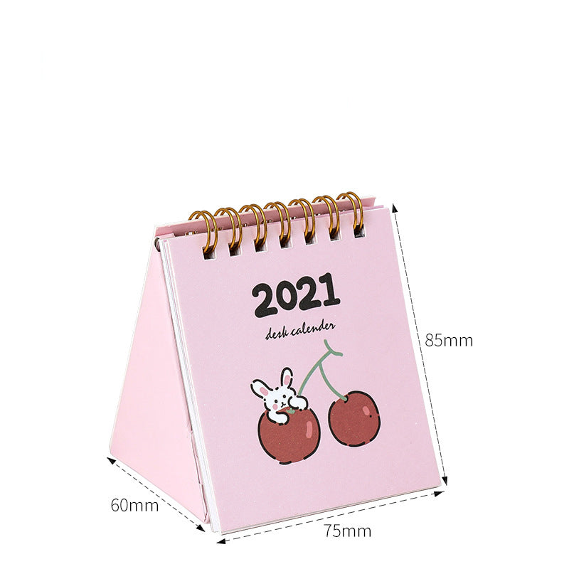 Mini calendar notepad