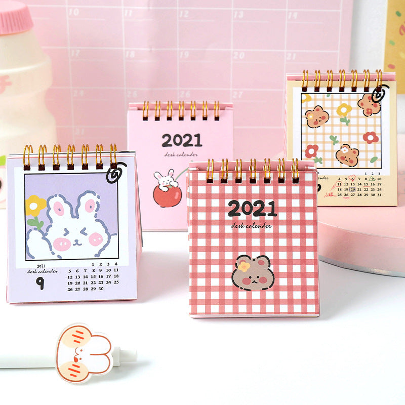 Mini calendar notepad