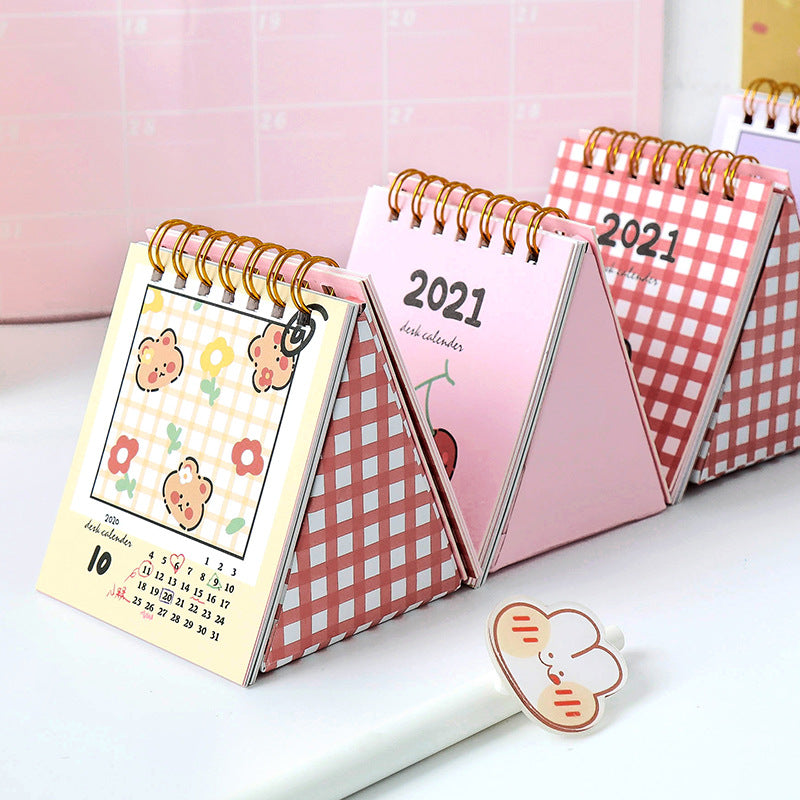 Mini calendar notepad