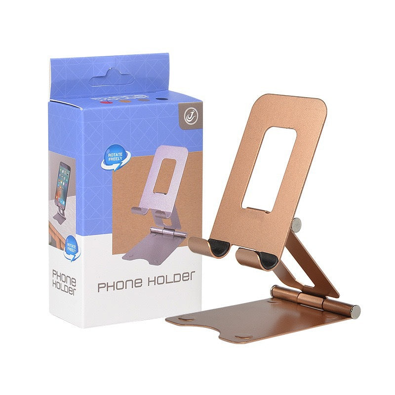 Metal foldable desktop stand phone