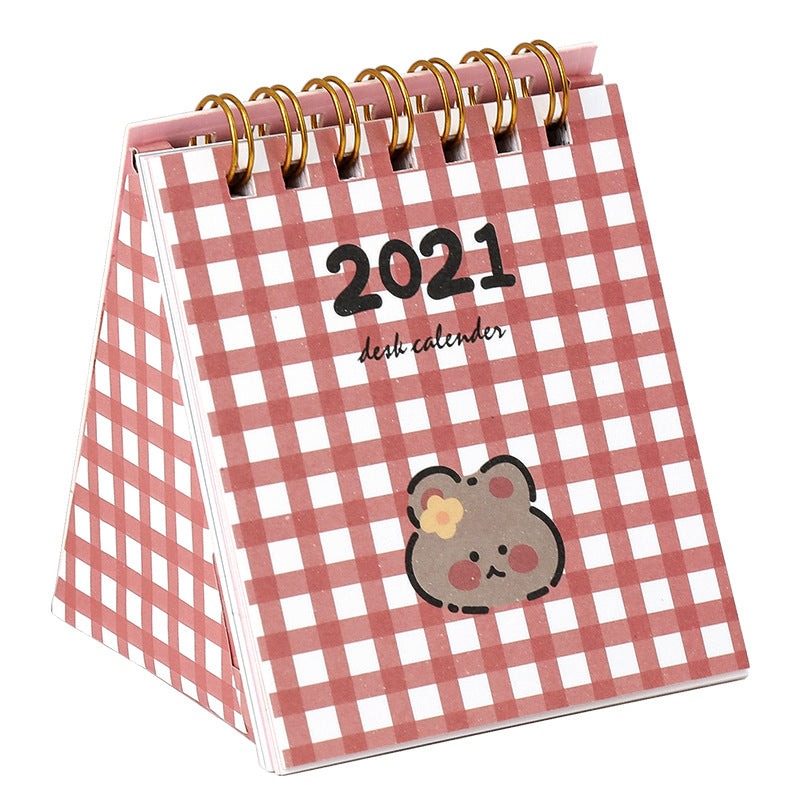 Mini calendar notepad